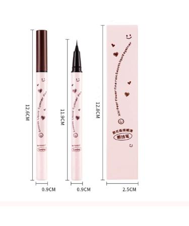 ICATUENY Liquid eyeliner longlasting liquid eyeliner waterproof formula ultraprecise brown - Buy Online on GoSupps.com