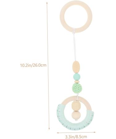 SAFIGLE 12 Pcs Baby Gym Accessories Set - Woody Plush Chew Toys for Children's Room Decor - Hemuhuan Greenx3pcs 26X8.5CMx3pcs - Buy Online on GoSupps.com