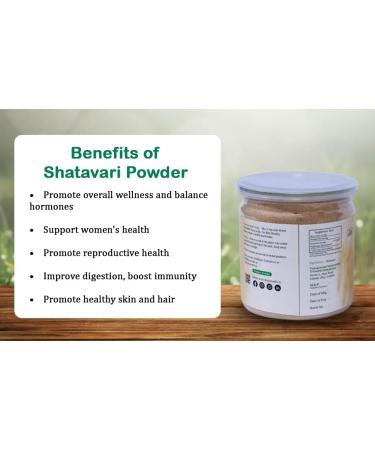 Organic Shatavari Powder - Asparagus racemosus Herbal Supplement Supports Menstrual Cramp Relief, Hormonal Balance, Boosts Immunity and Inflammatory Response - 150gm/5.2oz 5.29 Ounce (Pack of 1) - Buy Online on GoSupps.com