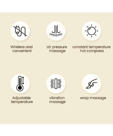 Leg Air Pressure Massager - Heating Vibration Calf Massage for Muscle Pain Relief & Slimming - Buy Online on GoSupps.com