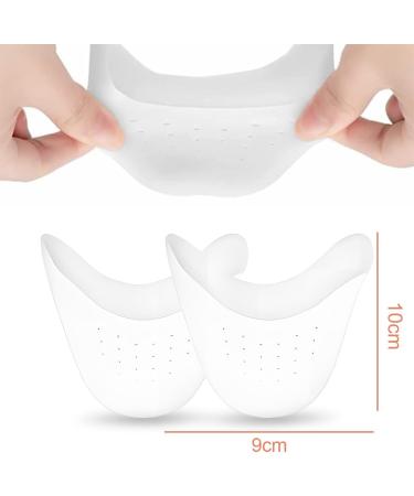 Buy Eodkse 2x Silicone Toe Protection for Ballet & Pumps | Soft Gel Toe Caps & Metatarsal Pads for Pain-Free Dancing & Running - Buy Online on GoSupps.com