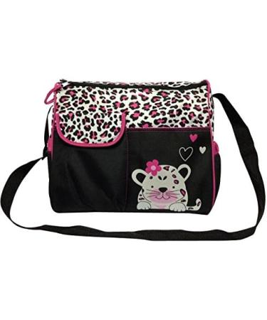 Accessotech Waterproof Diaper Bag with Mat - Tiger Pink | Mummy Changing Handbag for Travel - Buy Online on GoSupps.com