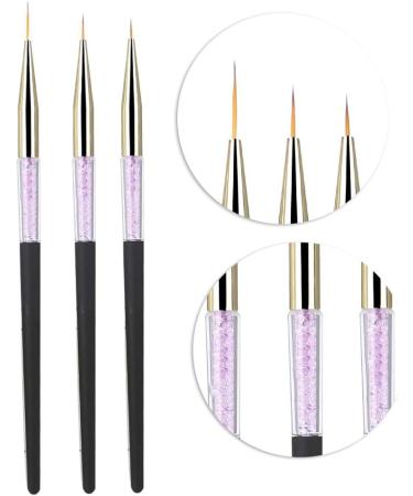 Easy To Operate Gel Nail Polish Pen Nail Liner Brush for Home Salon Shop (Black) - Buy Online on GoSupps.com