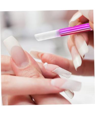 Glass Cuticle Pusher Professional Manicure Stick Nail Cuticle Remover Tools Rosy Brushes - Buy Online on GoSupps.com