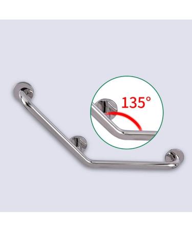 Bathroom Grab Bar Safety Support Rail Stainless Steel Curved Portable Shower Grab Bar Toilet Stainless Steel Freestanding Grab Bar Bathroom - Buy Online on GoSupps.com