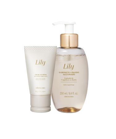 O Botic rio Lily Hand + Shower Bundle: Moisturizing Hand Cream (1.7 oz) and Body Wash (8.4 oz)