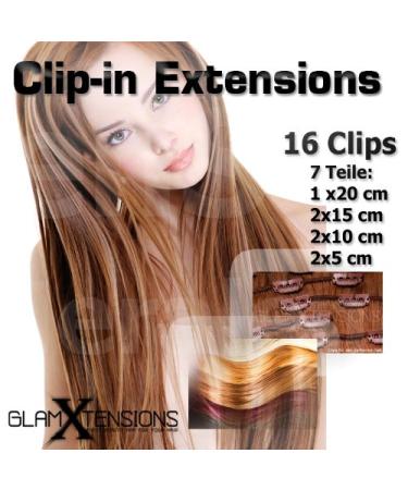 100% Real Hair Clip-In Extensions Set | 70g 45cm | Honeyblond-Bright Light Blonde (No. 27/613) | International Shipping Available - Buy Online on GoSupps.com
