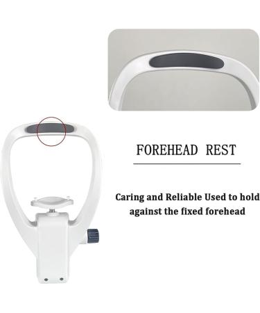Cymyyds Optometry Accessories - Forehead Support & Chin Holder for Automatic Refractometer | 40mm Adjustable Height for Visual Training - Buy Online on GoSupps.com