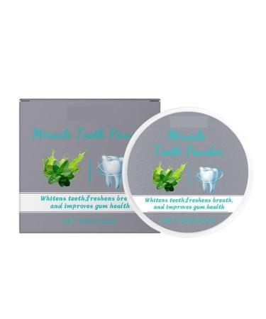 Mint Tooth Powder - Reduces Tooth Surface Stains Enhances White Smile Charm Long-Lasting Freshness Improves Tooth Whiteness Restores Healthy Shine(2pcs)