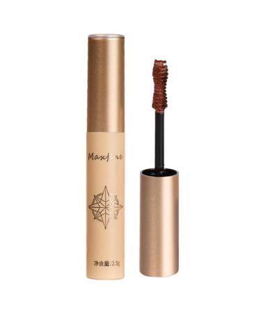 Waterproof Eyelash Mascara - Mascara for Lash Thickening and Volume Smudge-Proof Extension Mascara Natural Charming Eye Makeup Make up - Black & Brown