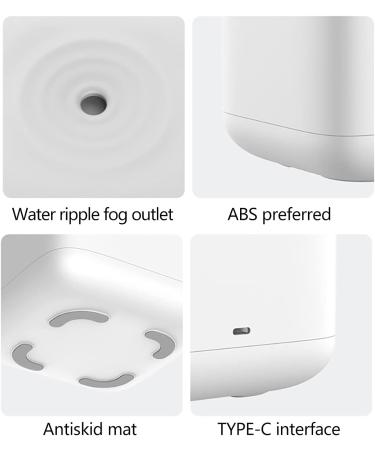TVACHI USB Air Humidifier with LED Display - 800ml Desktop Anti-gravity Design - Power-off Protection - Ideal for Bedroom and Living Room - Black - Buy Online on GoSupps.com
