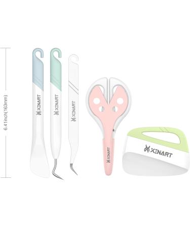 Xinart Weeding Tools Set - Vinyl Weeder, Scraper, Spatula, Tweezers, Scissors - 5-Piece Basic Weed Removal Kit - Buy Online on GoSupps.com