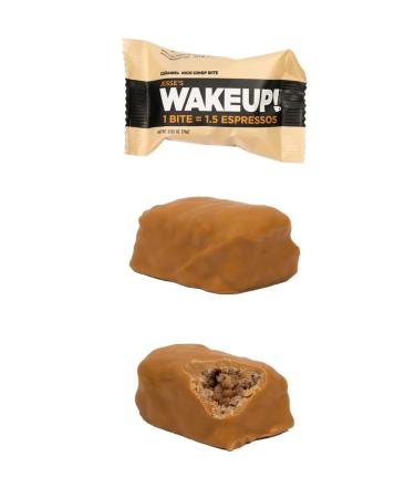 WAKE UP! Caffeinated Caramel Protein Bars - Gluten Free Vegetarian 350mg Caffeine - 8 Pack for Focus & Clarity - Kosher Ingredients - Buy Online on GoSupps.com