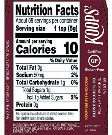 Koops' Arizona Heat Mustard 12 oz. Bottle 2-Pack - 24 Ounces Total - Buy Online on GoSupps.com