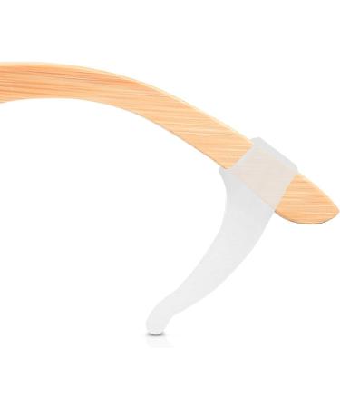 KWMobile Anti-Slip Glasses Bracket - 4x Silicone Ear Hooks for Sports - Matt Transparent - Secure Your Specs with Style - Buy Online on GoSupps.com