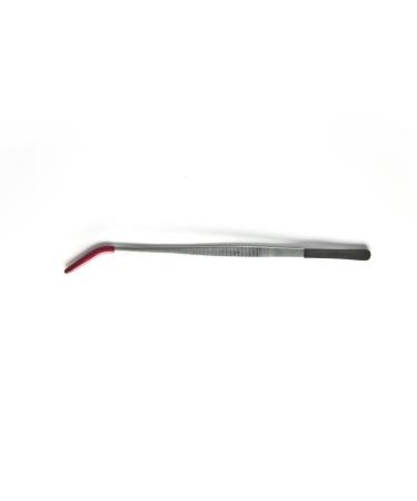 RepTech Low Cost PVC Tipped Stainless Steel tweezer (Angled 30 cm) angled 30 cm