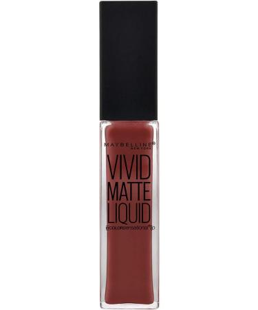 Maybelline Color Sensational Vivid Matte Liquid Lipstick - Coffee Buzz (Number 37) - Buy Online on GoSupps.com