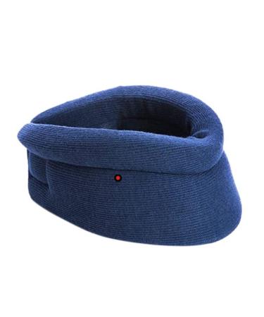 Obahdirry Neck Support Relieves Pain Pillow Foam Collar Neck Fixator Neck Support Relieves Blue M