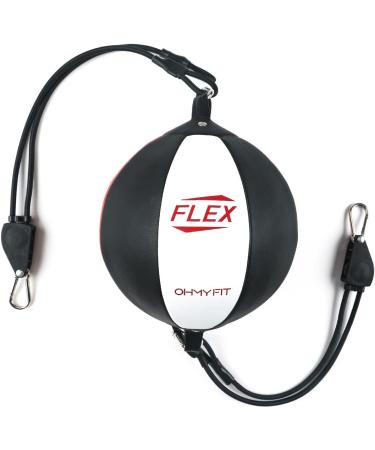 OHMY FIT Flex Double End Punching Bag - Adjustable Tension & Height with Flex System, Micro Fiber Material, Strong Bladder - Ideal for Men & Women Gym Exercise - Buy Online on GoSupps.com