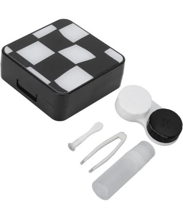 Verdant Touch Mini Contact Lens Remover & Portable Storage Box - Travel & Outdoor Friendly Black & White - Multi-Color Lentil Holder 60x180 cm - Buy Online on GoSupps.com