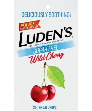 Ludens Sugar-Free Wild Cherry Drops - Soothing Throat Lozenges | Buy Online - Buy Online on GoSupps.com