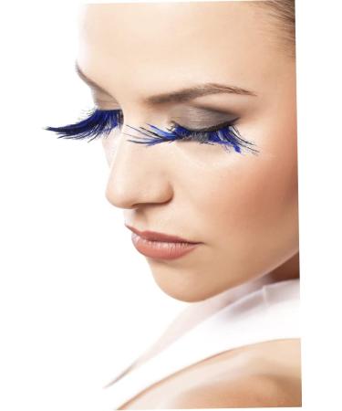 FRCOLOR 1 Pair of Stage Makeup Eyelashes False Eyelashes Fake Eyelashes Falsecara Lashes Long Coloured Eyelashes Bushy Eyelashes Form Feather Combo Plate Miss - Buy Online on GoSupps.com