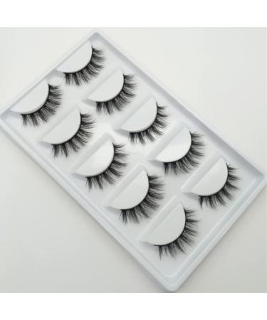 New 5 Pair 3D Imitate Mink False Eyelashe Wispy Natural Long Thick Fake Eyelashe - Buy Online on GoSupps.com