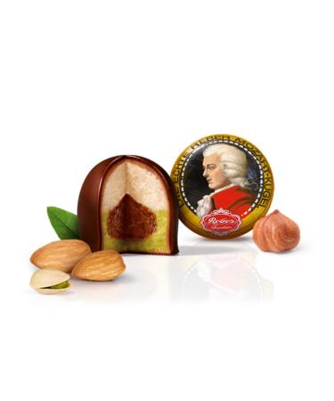 Buy Mozart Balls Baroque - 20 Pack of Dark Chocolate with Pistachio Marzipan Almonds & Hazelnut Nougat | 400g Gourmet Treats | International Shipping - Buy Online on GoSupps.com