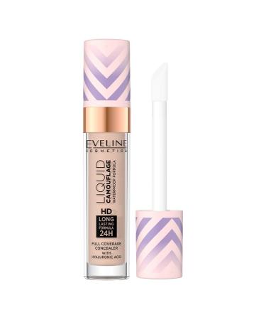 Eveline Cosmetics Waterproof Liquid Camouflage Concealer with Hyaluronic Acid - Liquid Camouflage Edition 05, Long-Lasting Full Coverage Makeup