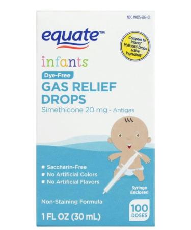 Equate Infants Dye-Free Simethicone Gas Relief Drops 20 mg 1 fl oz
