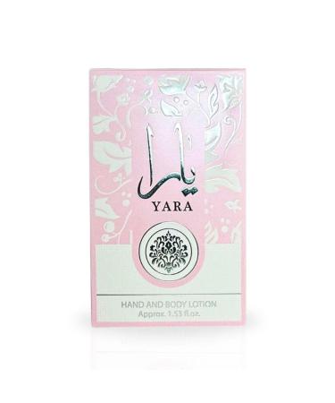 LATTAFA YARA Hand & Body Lotion 45ML (1.53 OZ) | Ultra Moisturizing Skin-Nourishing Replenishes Dry Skin Sweet Fragrance. - Buy Online on GoSupps.com