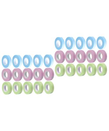 minkissy 30 Rolls Lash Tape Eyelash Adhesive Tape Eye Positioning Sticker Pads K Tape Goon Tape Tape Adhesive Eyelash Tapes Stickers Non-woven Fabric Make up