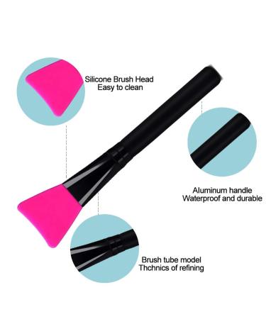 Silicone Face Mask Brush Set - 3-Piece Cosmetics Tools for DIY Masks & Serums - Buy Online on GoSupps.com
