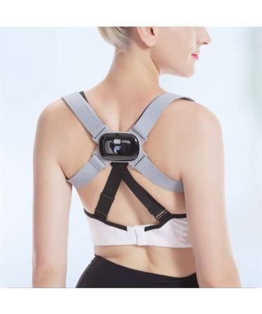 DFHBFG Smart Sensor Orthosis Invisible Correction Belt Reminder Sitting Posture Hunchback Back Posture Corrector 1 Gray