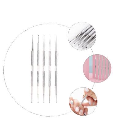 Buy Minkissy Dotting Pens - 5-Piece Stainless Steel Nail Art Kit for Manicure & Crafting | International Shipping Available - Buy Online on GoSupps.com