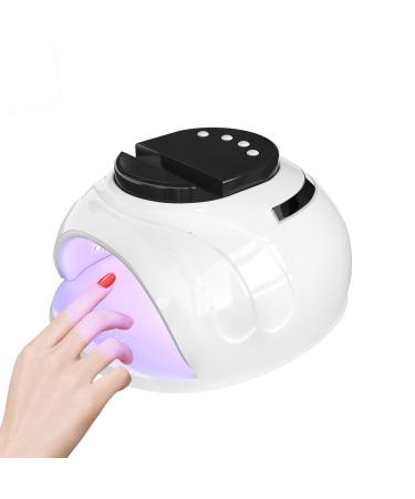 168W nail dryer lamp UV LED nail lamp for gel nails with 10s/30s/60s/99s Timer settings infrared sensor LCD display removable floor slab nail art tools for at home and salon