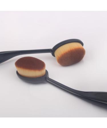 Premium Brown Foundation Makeup Brush for Flawless Application - International Shipping Available - Buy Online on GoSupps.com