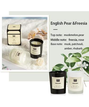 Buy Scented Candles - 7 oz Natural Soy Wax Gifts for Significant Others | Relaxation & Enjoyment Souvenirs - White & Bluebell - Buy Online on GoSupps.com