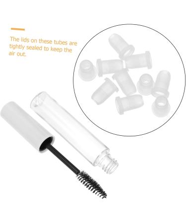 Didiseaon 30 Pcs Eyelash Tube Eyelash Growth Tubes Mascara Bottle Clear Cosmetic Bulk Lecythus Plastic White - Buy Online on GoSupps.com