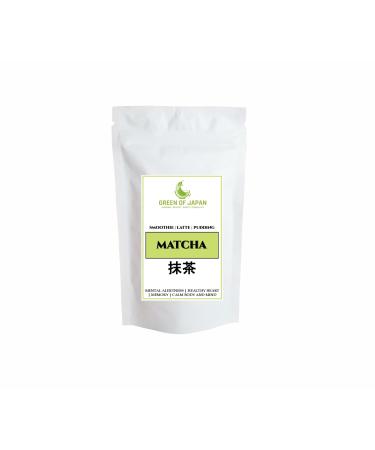 Green of Japan Latte Grade Matcha Powder | 150 g Mega Pack | Harvested in Japan | Matcha Green Tea Powder | Perfect for Latte Smoothies Desserts | Vegan & Vegetarian Friendly