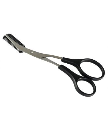 HOME-X Eyebrow Scissors  Stainless Steel Eyebrow Trimmer  Eyebrow-Shaping Tool  Small Trimming Scissors for Grooming
