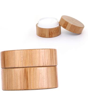 COHEALI 2 Pcs Cream Cosmetic Pot Wooden Cosmetic Jar Travel Bottles for Cosmetics Container Compact Pack - Buy Online on GoSupps.com