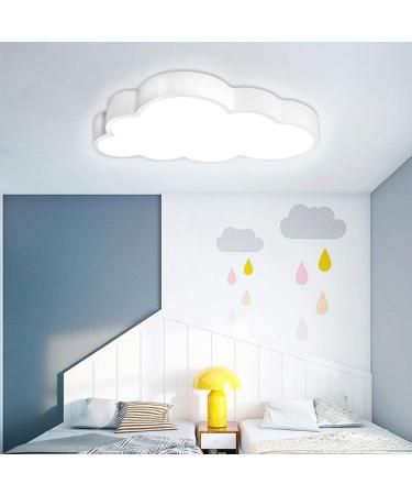 Uisebrt LED Cloud Ceiling Lamp | 48W Ultra-Thin Dimmable Light for Kids & Baby Rooms | Remote Control | Creative Design - Buy Online on GoSupps.com