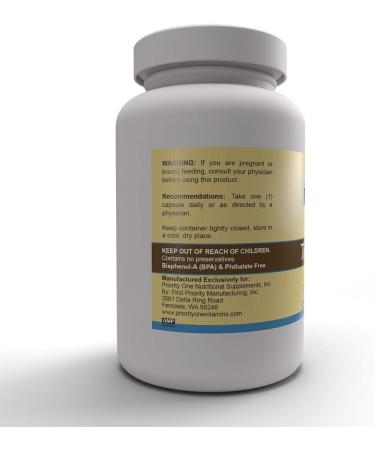 Priority One Vitamins Thymus 300mg 90 Capsules - Glandular- Immune System Support* - Buy Online on GoSupps.com