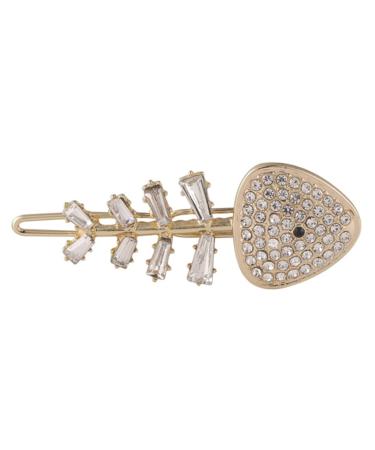 minkissy Fishbone Hairpin Goody Hair Clips for Women Cute Hair Clips for Women Goody Barrettes for Women Hair Clip for Women Hair Claw Clips for Women Miss Metal Alloy Clip
