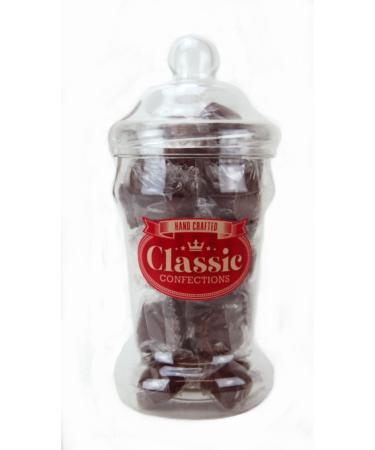 Bysel 550g Milk Chocolate Coated Turkish Delight in a Victorian Style Jar