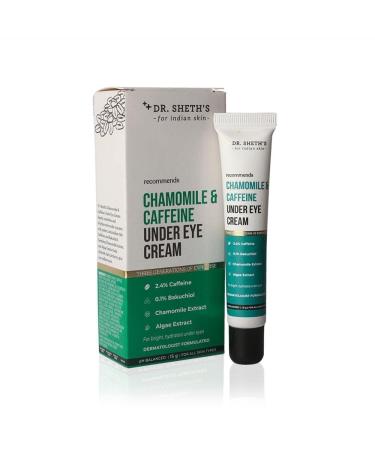 Dr.sheth Under Eye Cream (Vegan) for Dark Circles | Reduces Fine Lines Wrinkles & Puffiness 15g