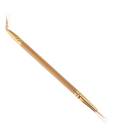 FOMIYES 2 Pcs Eyeliner Pencil Bamboo Brush Eyeliner Brush Makeup Brush Double Head mediumx2pcs As Shownx2pcs