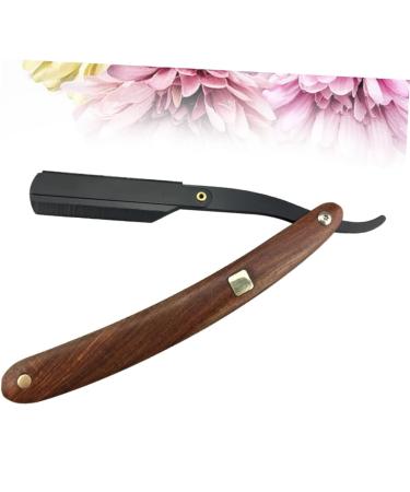 Beavorty Single Razor Shaving Set - Premium Straight Razor for Men | Metal Knife & Wooden Holder | International Shipping Available - Buy Online on GoSupps.com