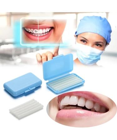 TSLRSA Orthodontic Wax for Braces - 10 Pieces 50 Stripes | Pain Relief & Comfort in 10 Flavor Options - Buy Online on GoSupps.com